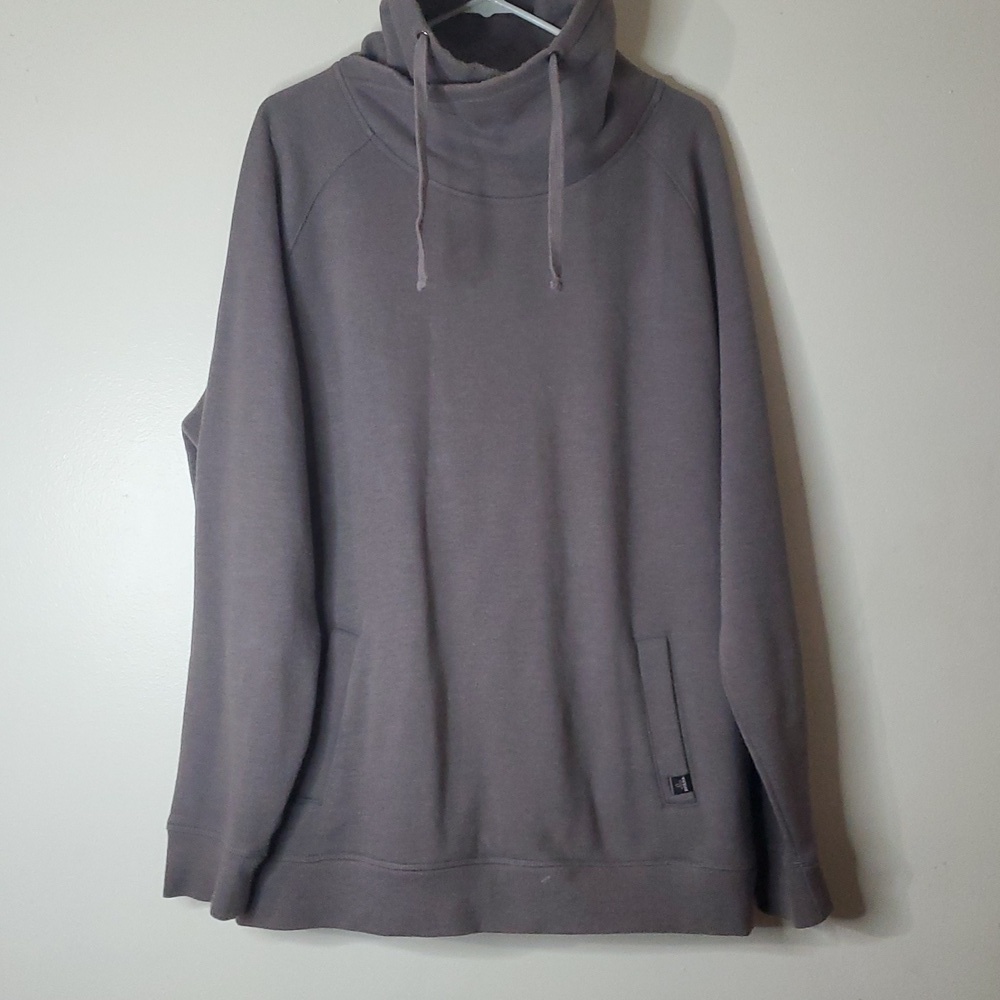 Womens Prana Funnelneck Tunic Length Pullover Sweater Size Extra Large